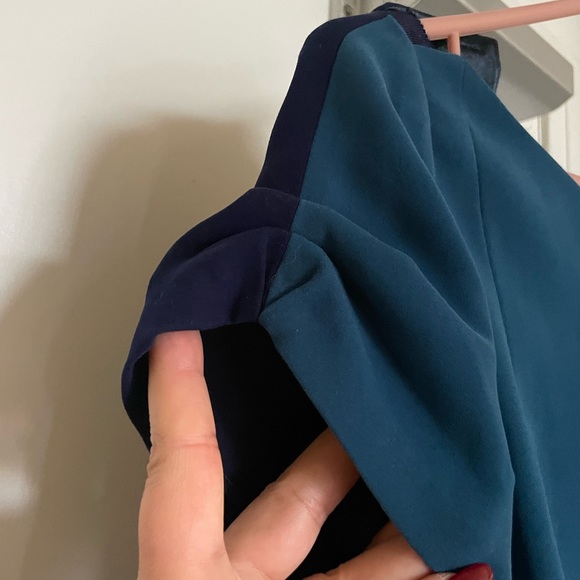 Tahari Size 10 Blue Dress - Picture 2 of 9